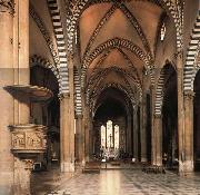 Domenicho Ghirlandaio Maria Novella,Blick zur Chorkapelle,Familienkapelle der Tornabuoni oil